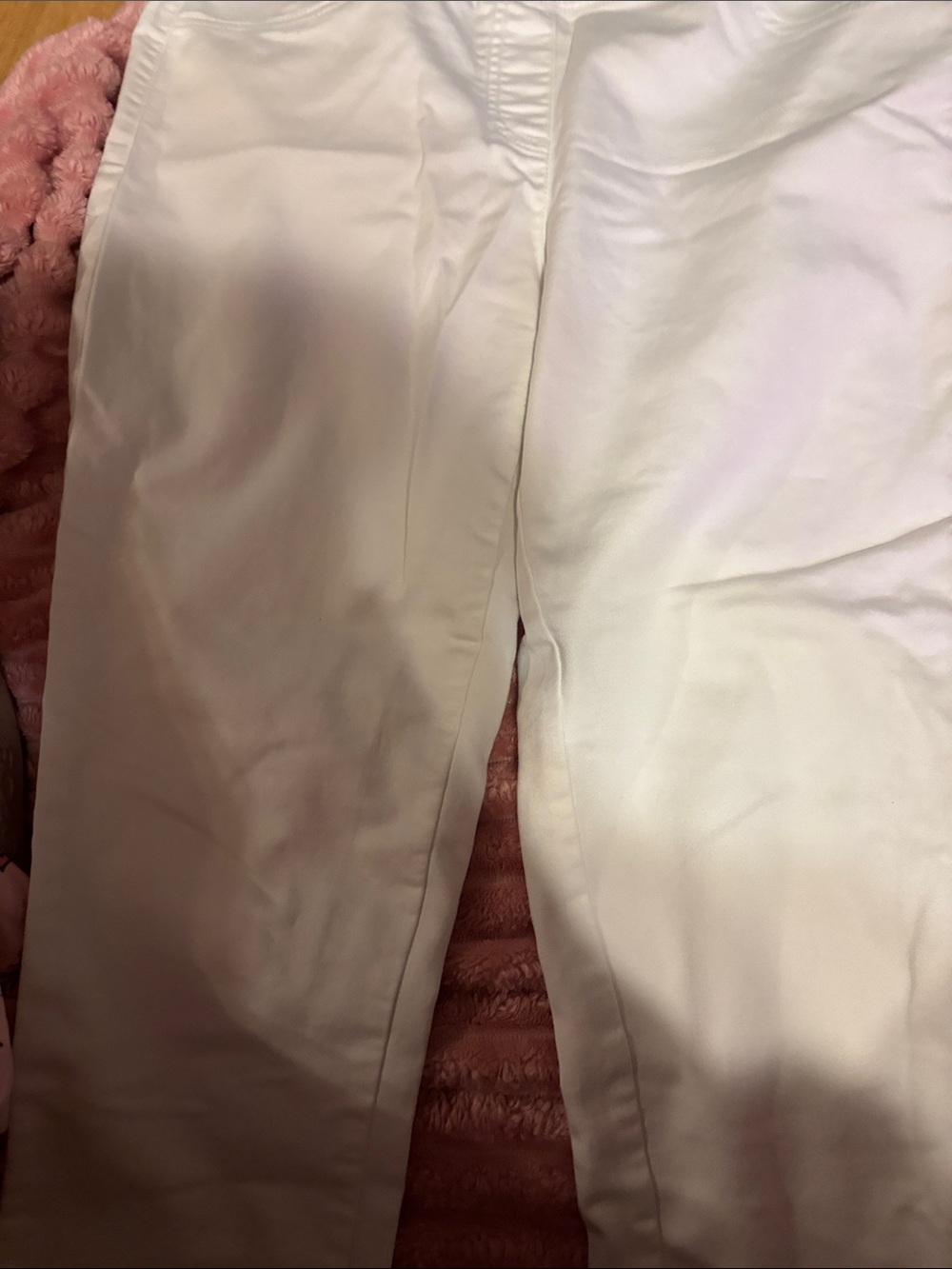 Pull on pants , white. Size 12